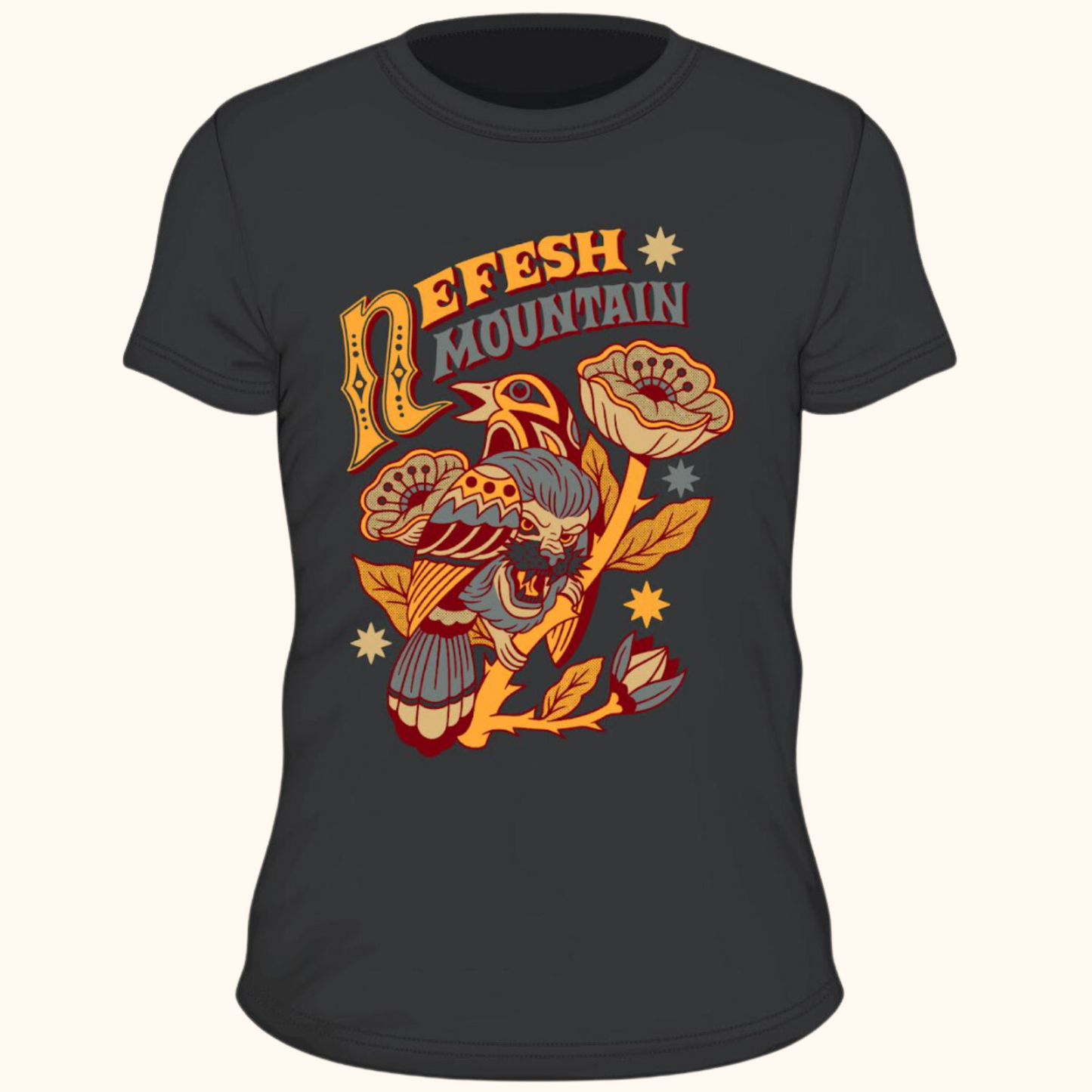 Nefesh Mountain - Sparrow Tee (Coal)