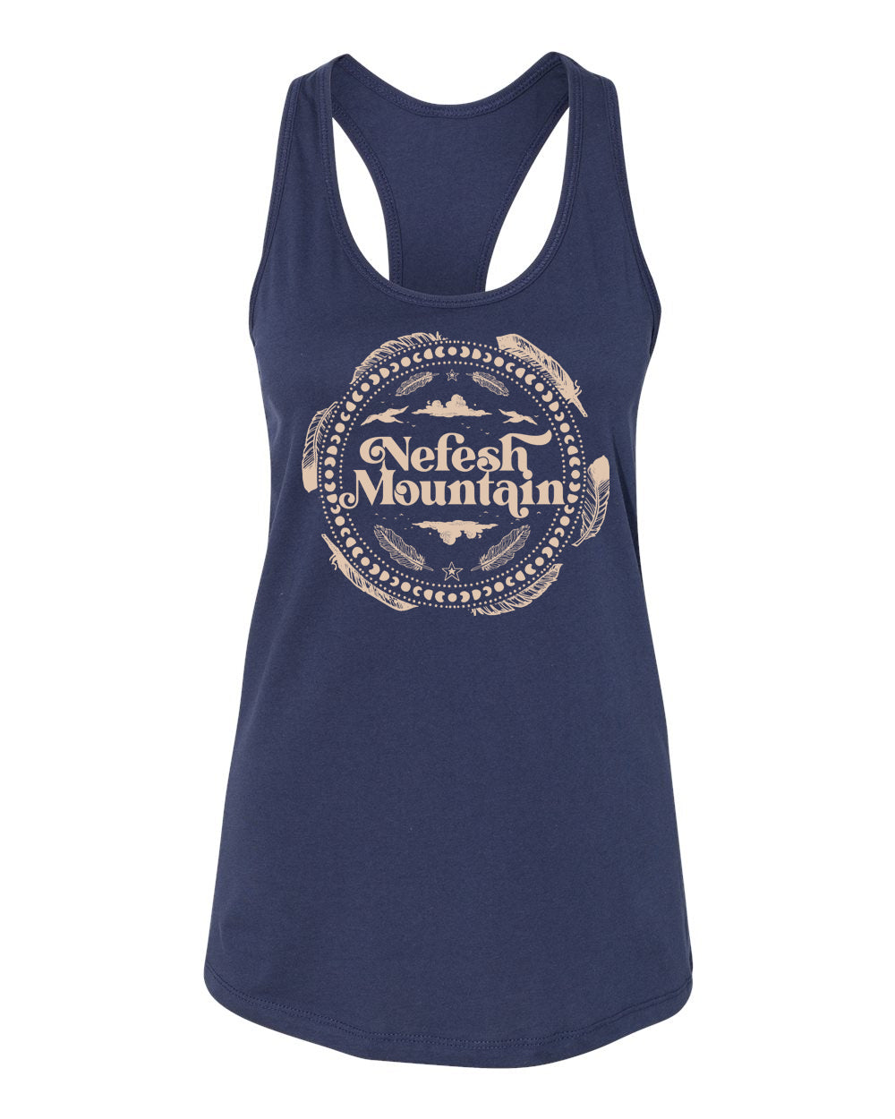 Nefesh Mountain Band ladies tank - Navy