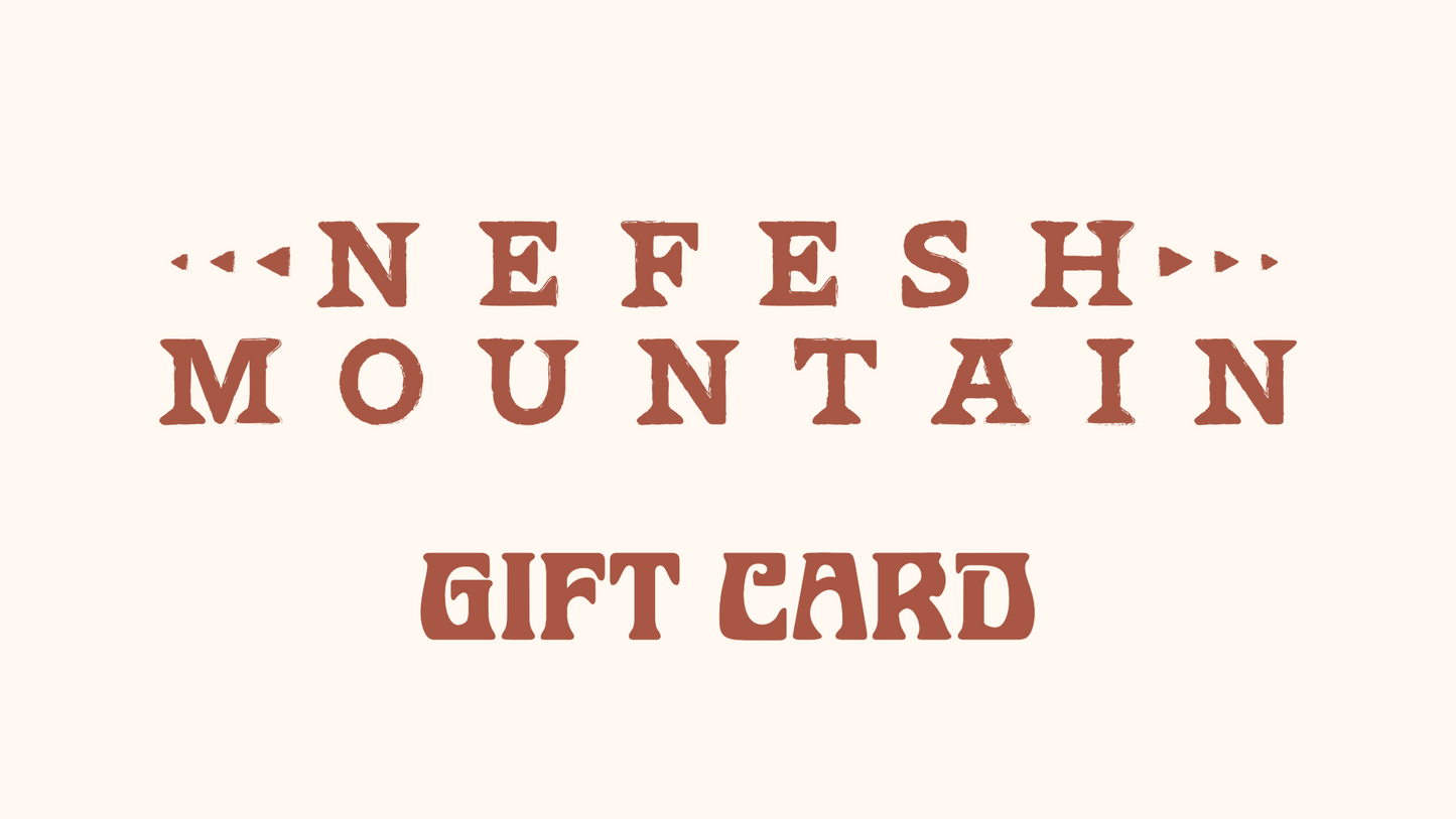 Nefesh Mountain Gift Card