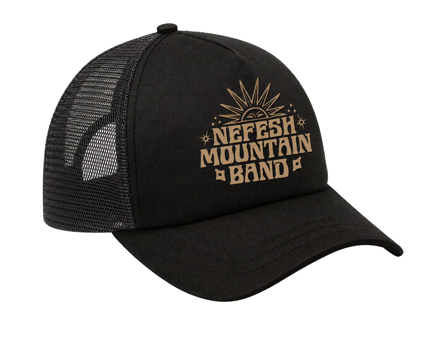 Logo Trucker Hat - Black